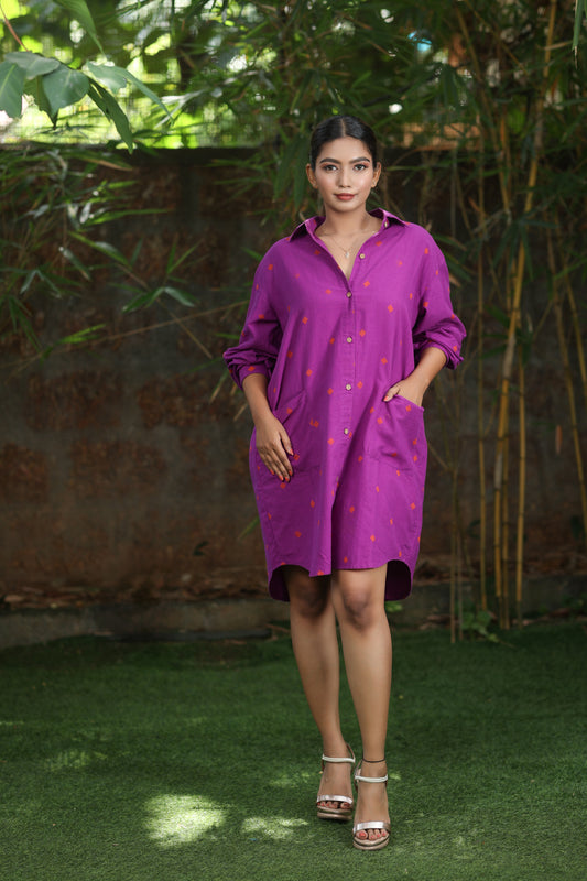Mulberry Shirt Dress
