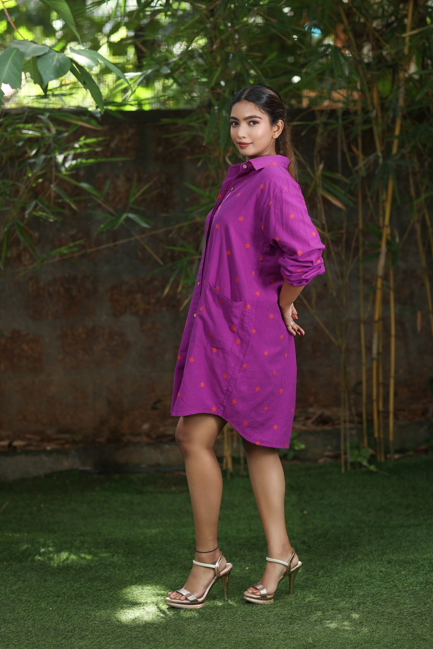 Mulberry Shirt Dress