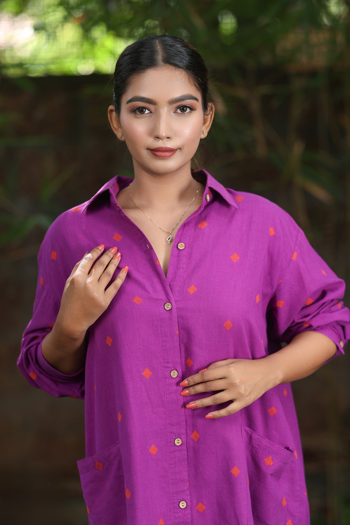 Mulberry Shirt Dress